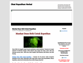 obatkeputihanherbal6.wordpress.com screenshot