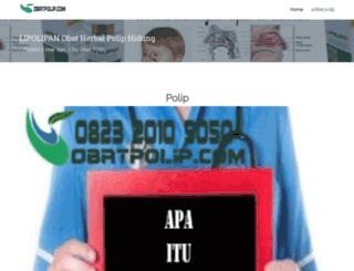 obatpolip.com screenshot
