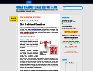 obattradisionalkeputihan001.wordpress.com screenshot