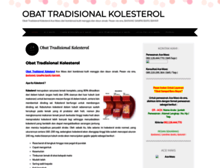 obattradisionalkolesterol660.wordpress.com screenshot