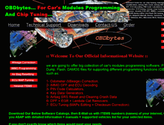 obdbytes.webstarts.com screenshot