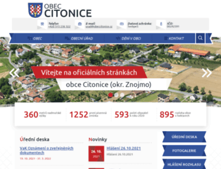 obeccitonice.cz screenshot