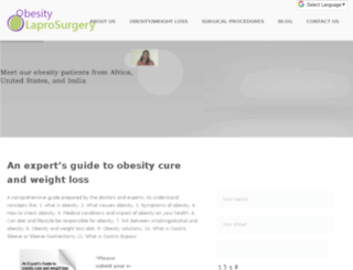 obesitylaprosurgery.com screenshot