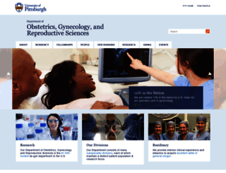 obgyn.medicine.pitt.edu screenshot