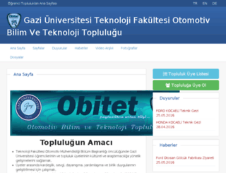obitet.gazi.edu.tr screenshot