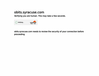 obits.syracuse.com screenshot