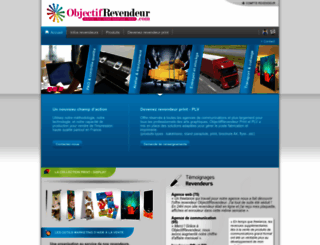 objectifrevendeur.com screenshot