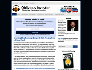 obliviousinvestor.com screenshot
