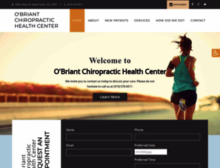 obriantchiropractic.com screenshot