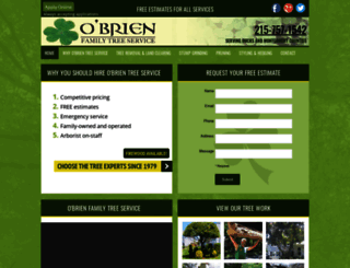 obrienfamilytreeservice.com screenshot