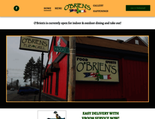 obrienspubdanbury.com screenshot