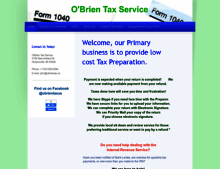 obrientax.net screenshot