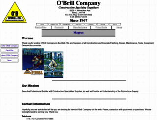 obrillcompany.com screenshot
