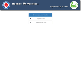 obs.hakkari.edu.tr screenshot