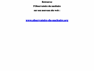 observ.nucleaire.free.fr screenshot