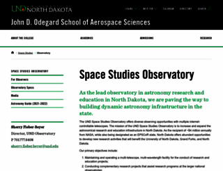 observatory.space.edu screenshot