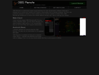 obsremote.com screenshot