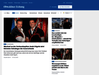 obwaldnerzeitung.ch screenshot