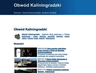 obwodkaliningradzki.pl screenshot