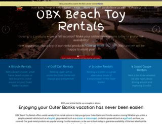 obxbeachtoyrentals.com screenshot