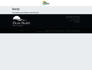 ocalahealthneurosurgery.com screenshot