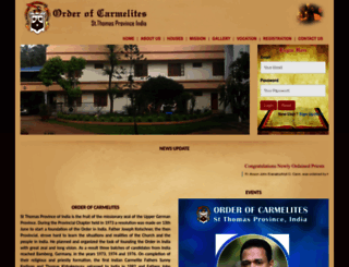 ocarmstthomasprovinceindia.com screenshot