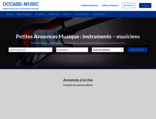 occase-music.com screenshot