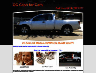 occashforcars.com screenshot