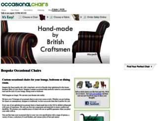 occasional-chairs.co.uk screenshot