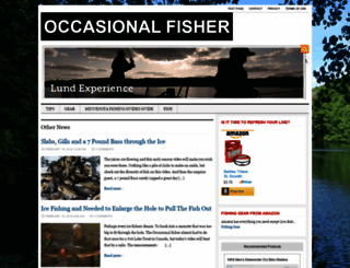 occasionalfisher.com screenshot