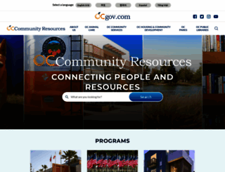occr.ocgov.com screenshot