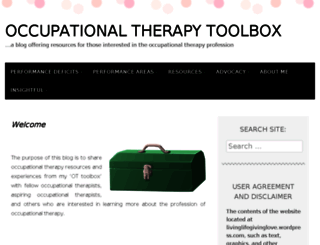 occupationaltherapytoolbox.wordpress.com screenshot