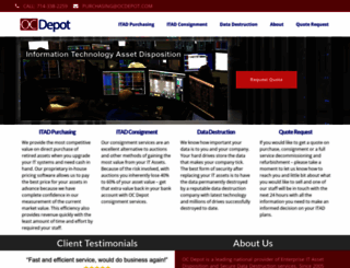 ocdepot.com screenshot