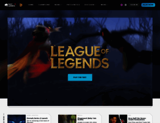 oce.leagueoflegends.com screenshot