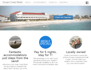 ocean-crest-motel.com screenshot