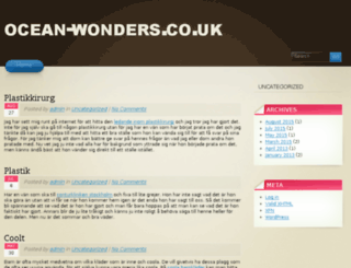 ocean-wonders.co.uk screenshot