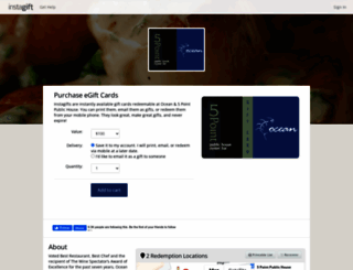 ocean.instagift.com screenshot