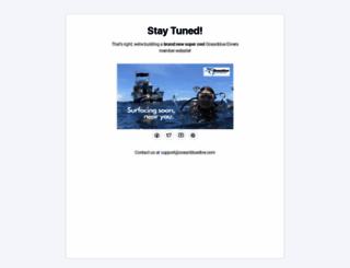 oceanbluedive.com screenshot