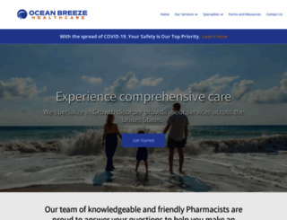 oceanbreezehealthcare.com screenshot