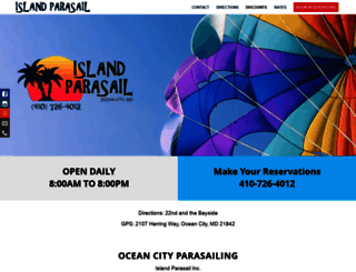 oceancityparasailing.com screenshot