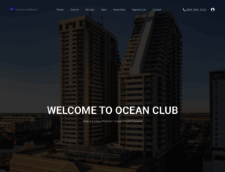 oceanclubrealty.com screenshot