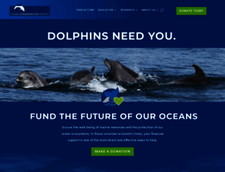 oceanconservation.org screenshot