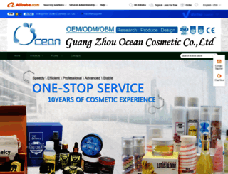 oceancosmetic.en.alibaba.com screenshot