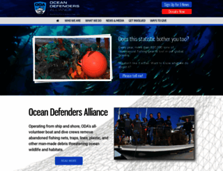 oceandefenders.org screenshot