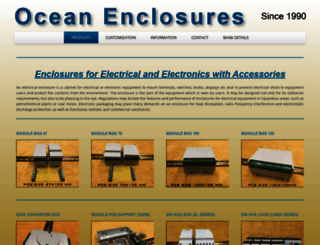 oceanenclosures.com screenshot