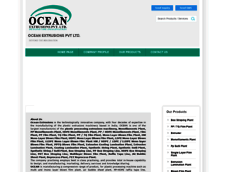 oceanextrusionsmachine.com screenshot