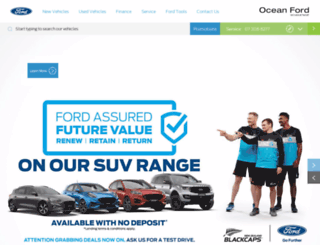 oceanford.co.nz screenshot