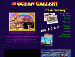 oceangallery.com screenshot
