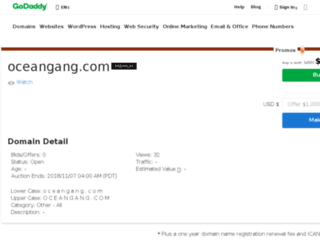 oceangang.com screenshot