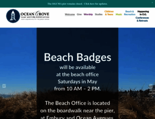 oceangrove.org screenshot